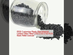 PEEK Personalize Plastic Raw Material Carbon Fiber Filled CF10 CF20 CF30 PEEK Resin Pellet Granule