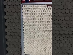 Teknik tahan suhu tinggi Plastik PEEK Rod Bar Kaca diisi Ekstrusi Kontinyu