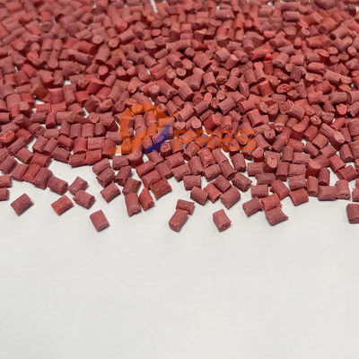 Harga yang bagus 50% Serat Kaca Diperkuat Merah PPS Bahan Plastik Pellet Manik-manik Dipotong Panas on line